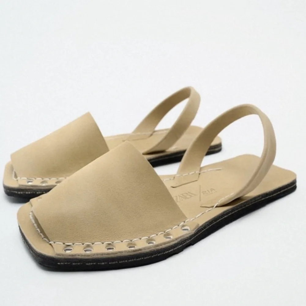 Zara RIA collaboration Leather sandals Spain artisan made, limited editi… - Picture 3 of 6